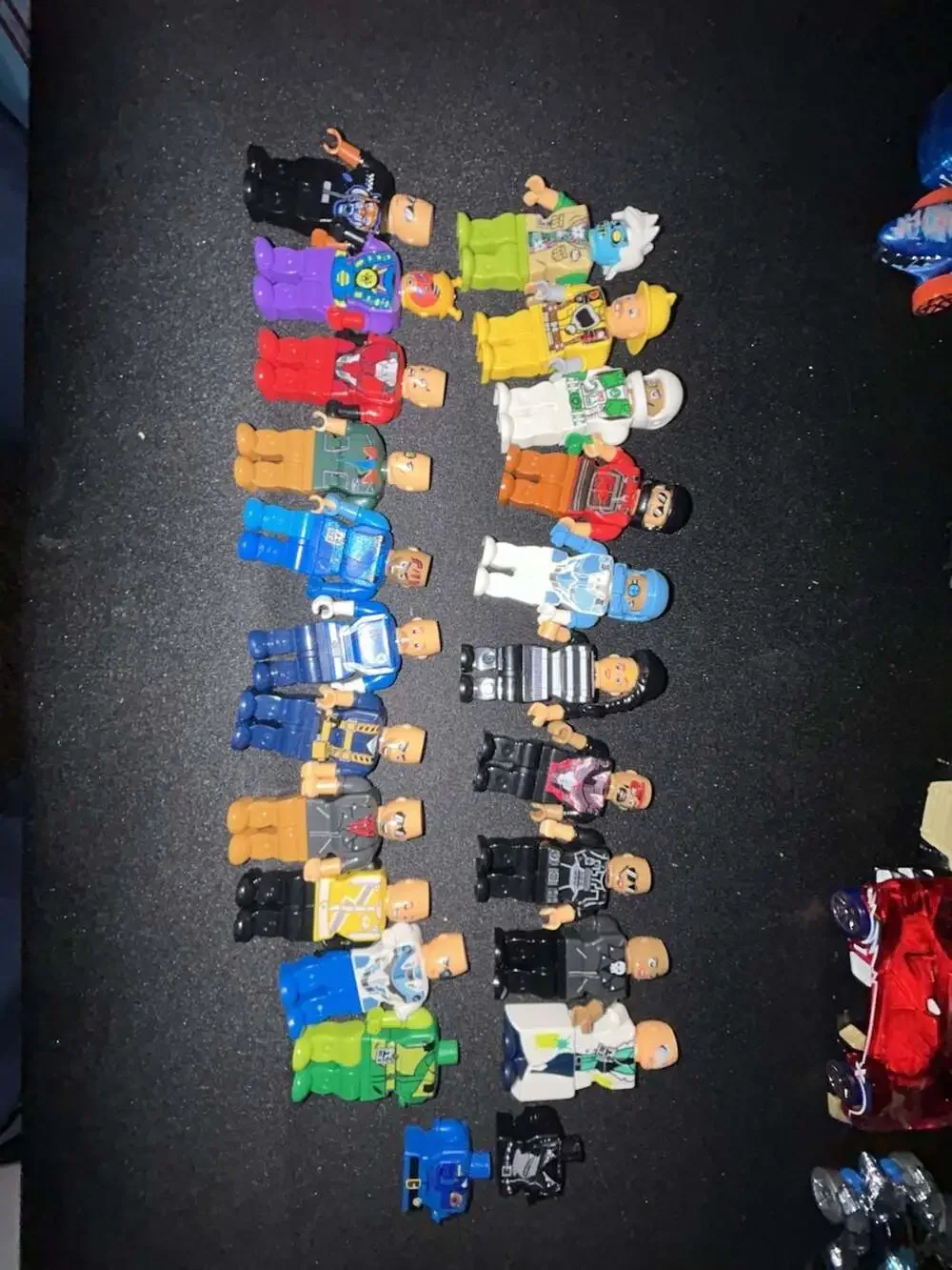 Block Tech Mixed Lot of Mini Figures and Parts